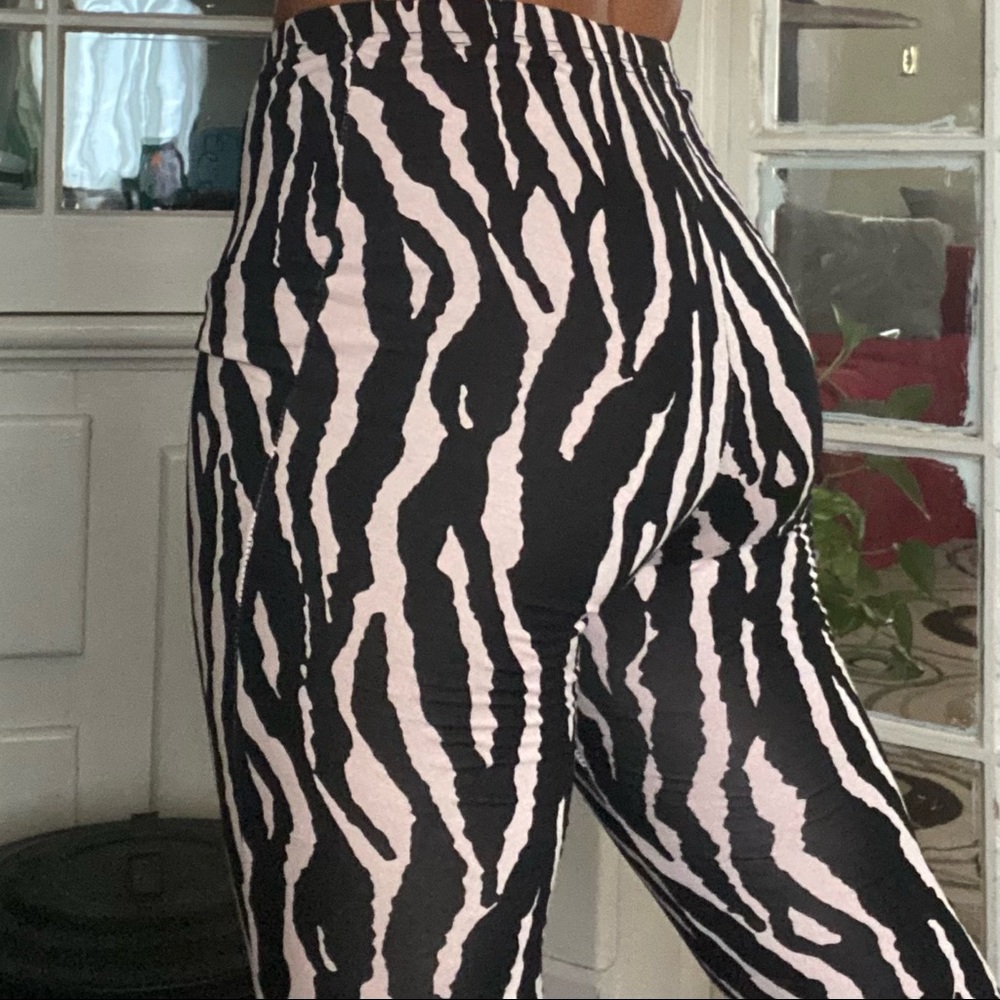 Zebra Flare Bottom Pants